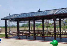 樹脂瓦長廊廠家哪個(gè)好，樹脂瓦長廊圖片